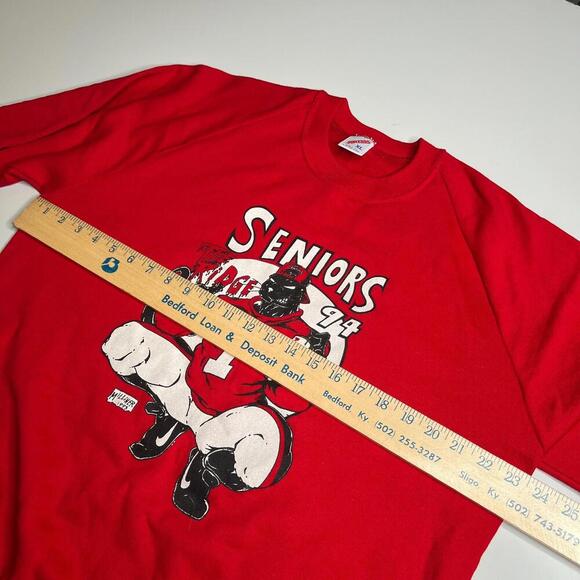 90s Vintage 1994 Seniors Sweatshirt by Jerzees – XL – Made in USA - Picture 4 of 8